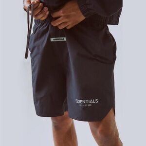 Fear of God Essentials Black Shorts